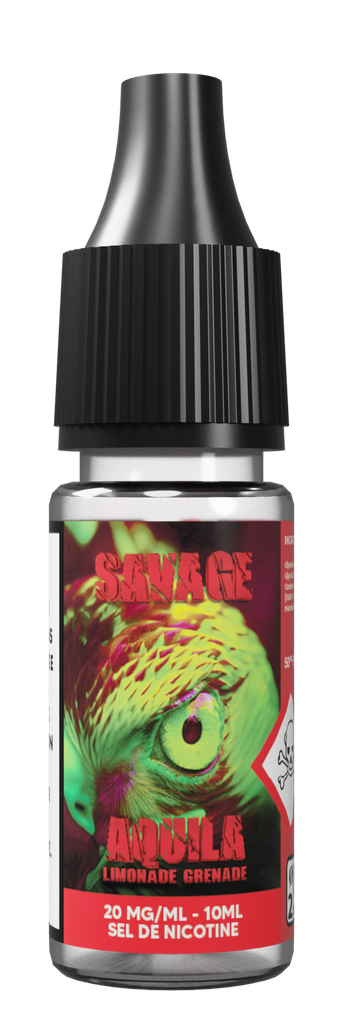 Savage 10ml SDN - Aquila (boite de 9) (10 mg/mL de nicotine (sels))