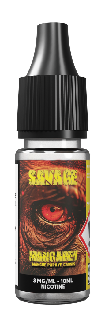 Savage 10ml - Mangabey (boite de 9) (0 mg/mL)
