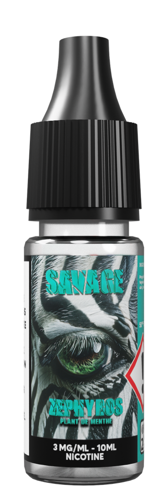 Savage 10ml - Zephyros (boite de 9) (0 mg/mL)