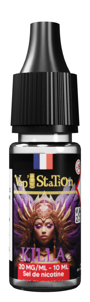 Vap Station 10ml Sel -  Killa (boite de 9) (10 mg/mL de nicotine (sels))