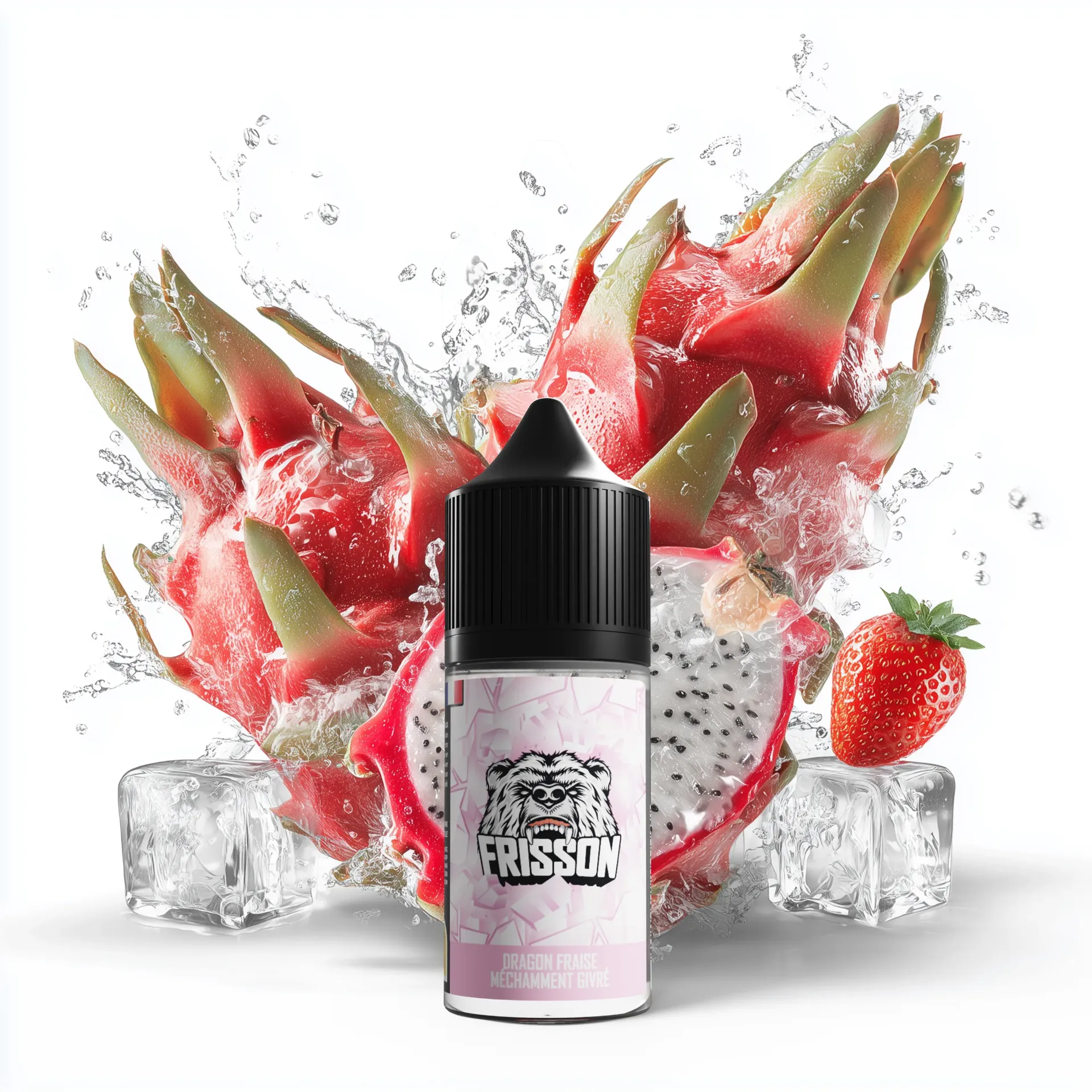 Frisson 30ml - Dragon Fraise Méchamment Givrée 